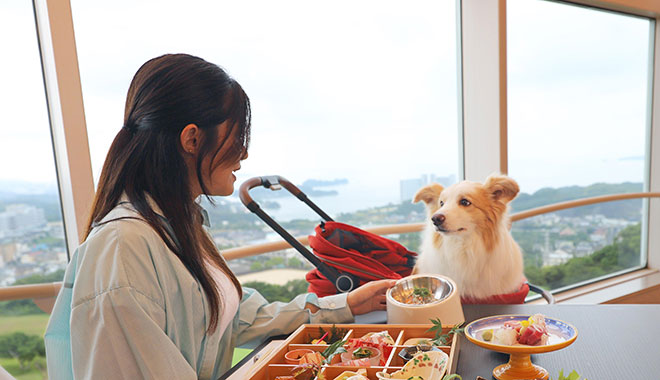 ペット同伴可能なレストラン