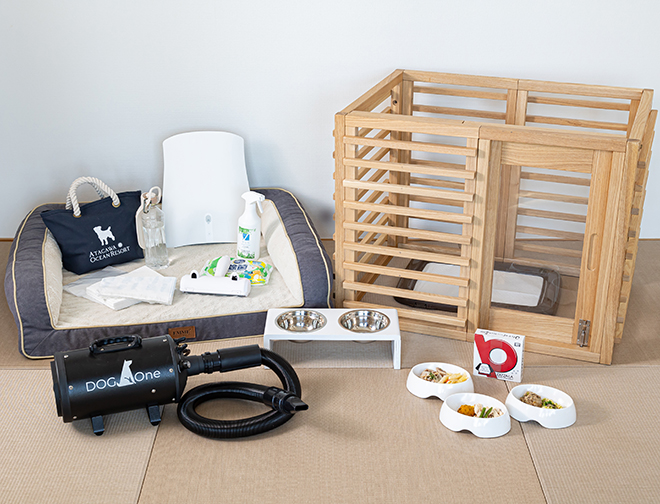 充実のペットアメニティ