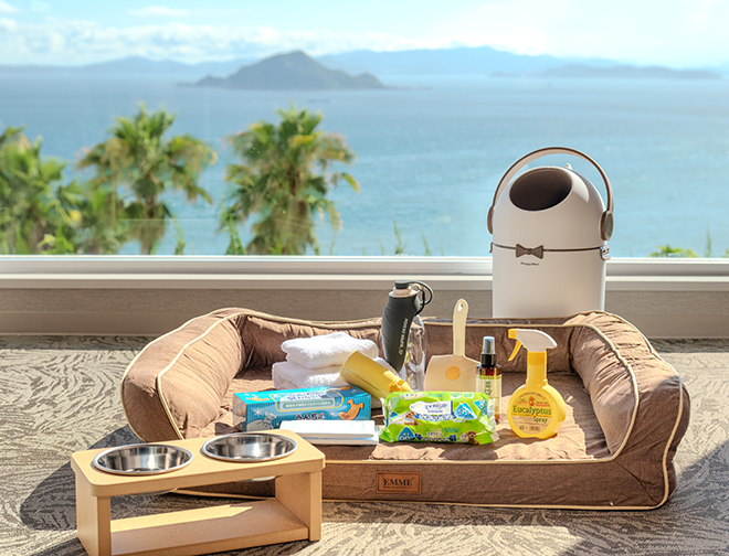 充実のペットアメニティ