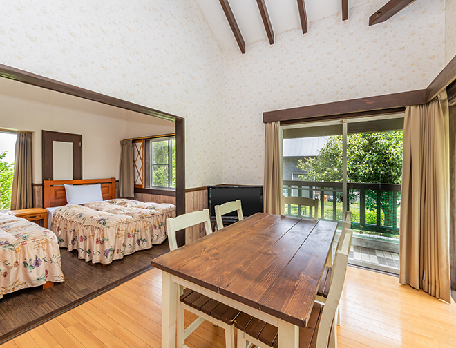 【天然温泉・プライベートドッグラン付】コテージ2DK