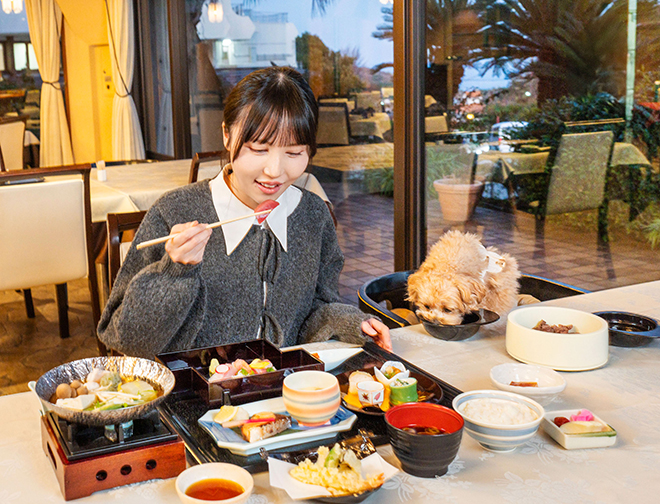 ペット同伴可能なレストラン