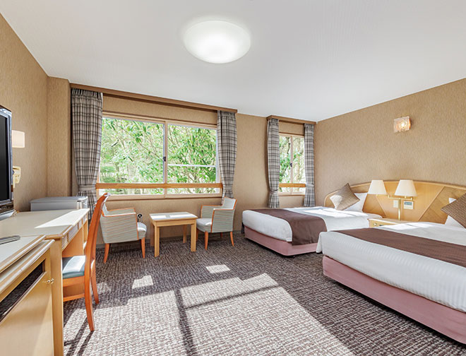 洋室ツイン（バス付）