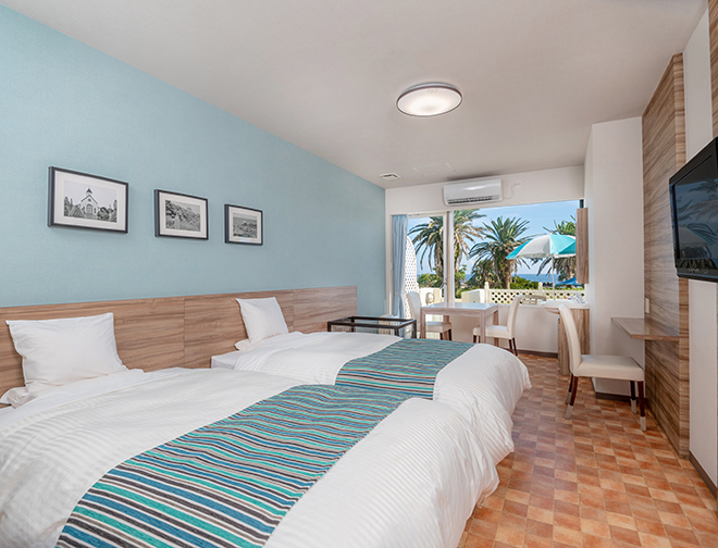 スタンダードツイン 1階 テラス付き