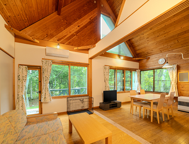 テラス付連棟コテージ