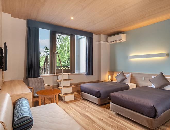 【プライベートドッグラン付】スタンダードツイン