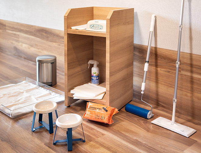 充実のペットアメニティ