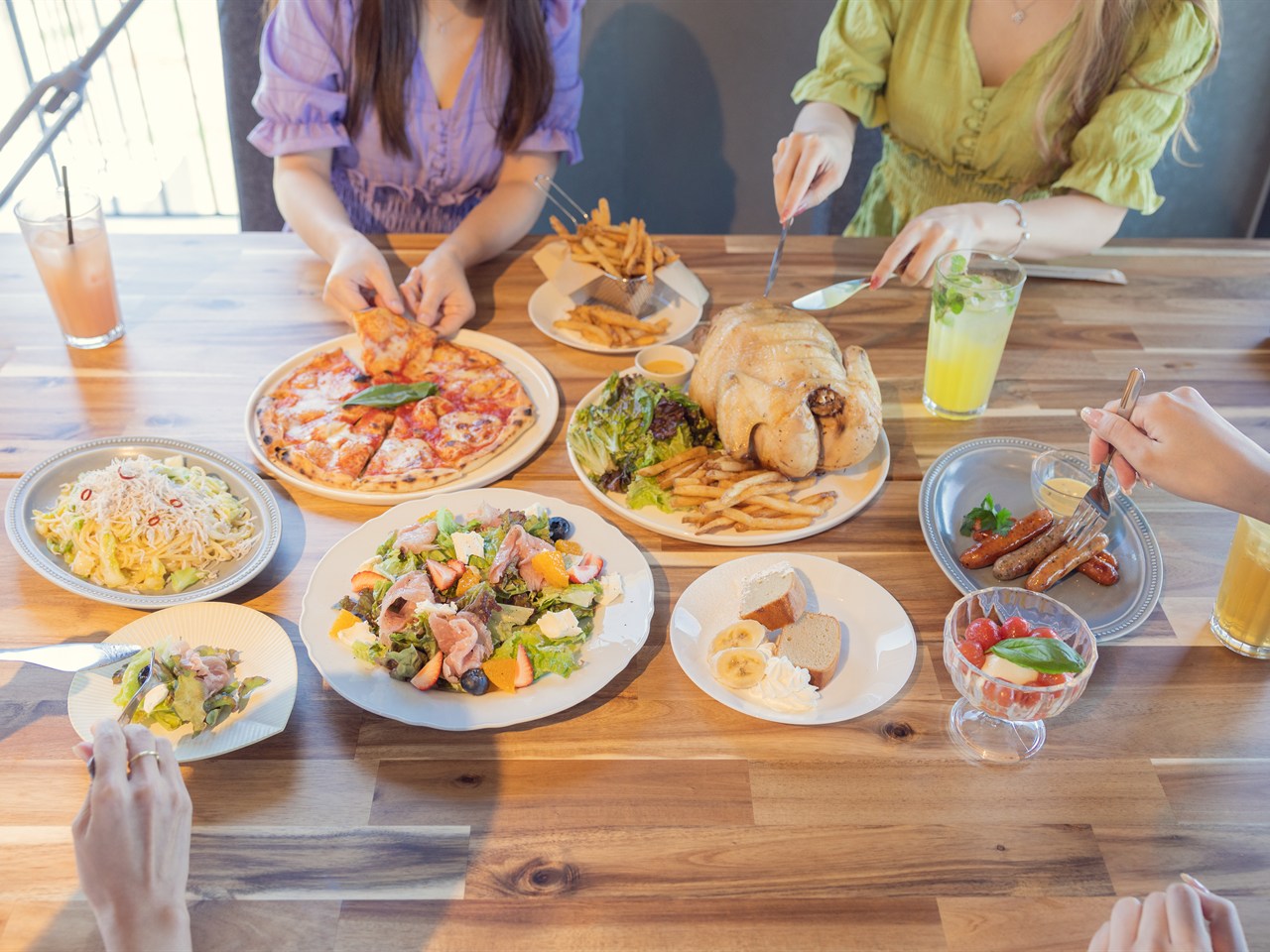Kamogawa SEASIDE BASEで楽しめる料理