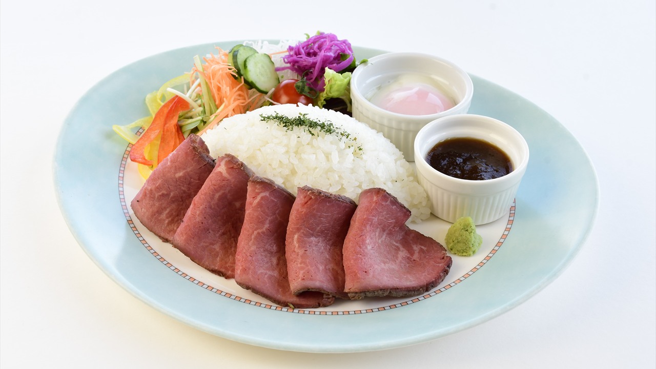 ワインビーフのローストプレート