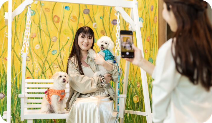 フォトサービスや愛犬と楽しめる多彩なイベント